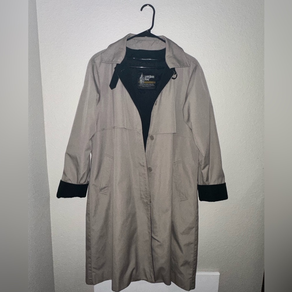 London Fog Beige Trench Coat